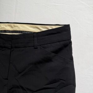 Theory‎ | Women's Black Wool Tailored Trousers